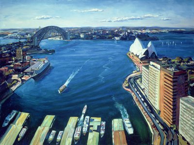 Sydney Harbour, PM by Ted Blackall